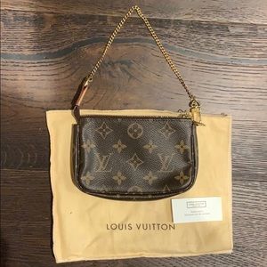 Authentic Louis Vuitton Mini Pochette